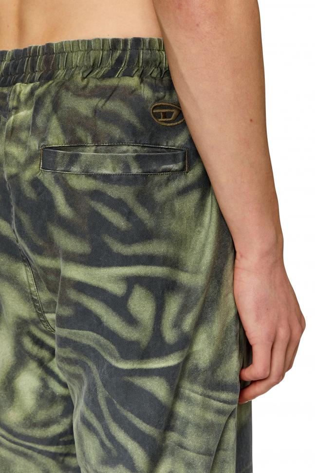 P-GOLD-ZEBRA PANTALONI