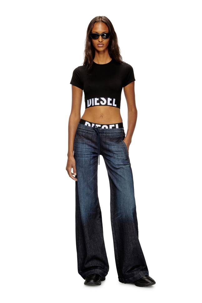 UFTEE-SPORT-CROPPED-T-SHIRT MAGLIETTA