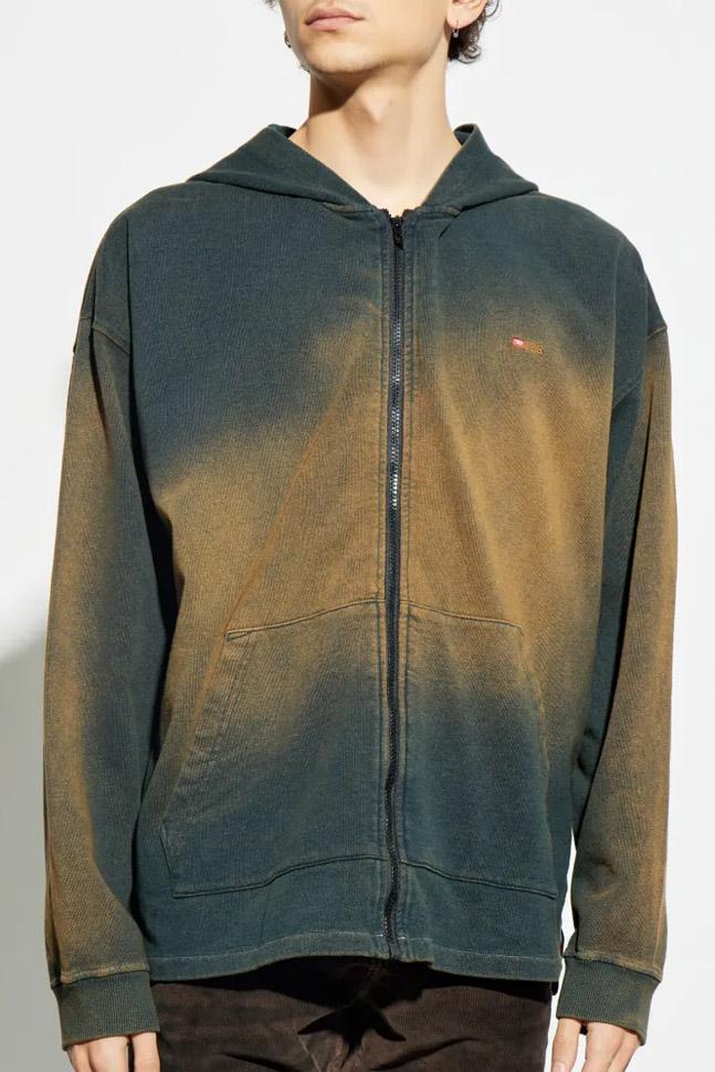 S-BLAXT-HOOD-ZIP FELPA