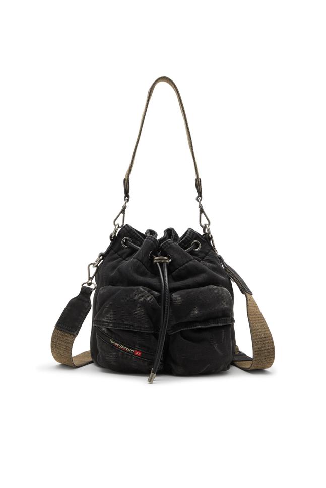 MULTI-PKTS BUCKET X SHOULDER BAG