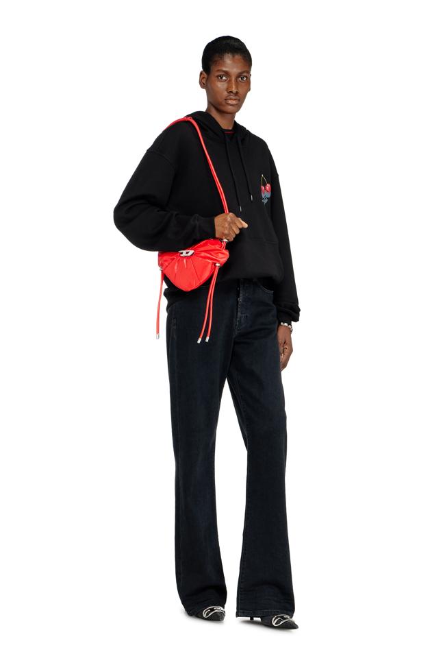 SCRUNCH-D HEART SHOULDER BAG