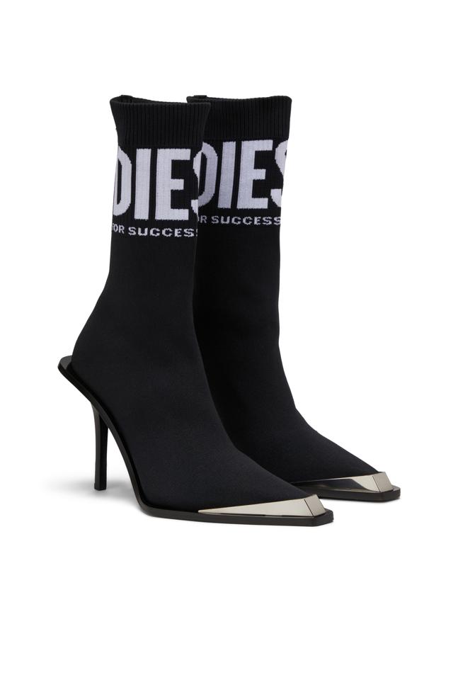 D-TONA HEEL SOCK BOOTS