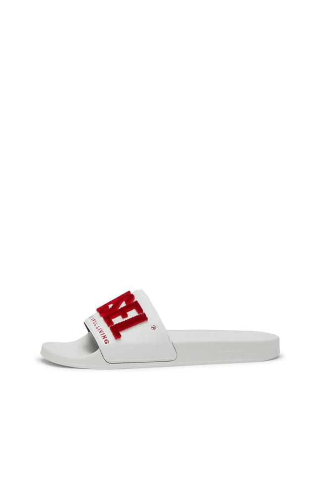 SA-MAYEMI FLOCK SANDALS