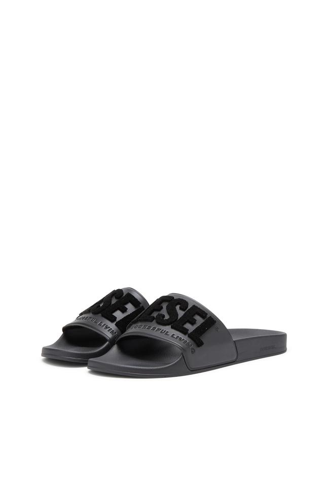 SA-MAYEMI FLOCK SANDALS